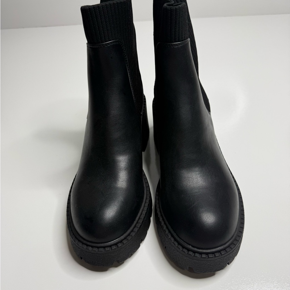Madden Girl Black Ankle Booties